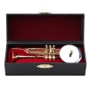 Miniatura instrumentu trąbki ze stojakiem i etui [12190000193]